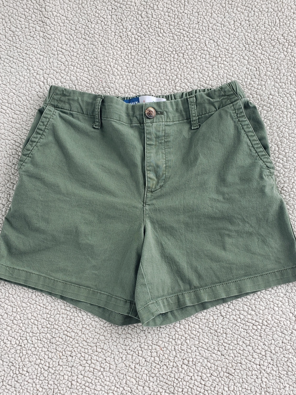 OLD NAVY Olive Green Easy Chino Shorts | Small